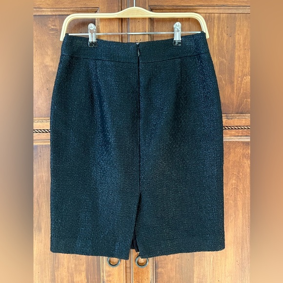 Banana Republic Coates Tweed Metallic Sparkle |Black | Size 4 | Like New - Picture 7 of 17